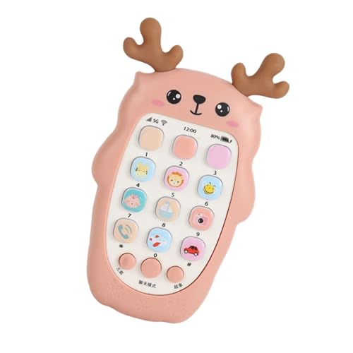 Cartoon Hirschform Lernspielzeugtelefon Für Baby USB Wiederaufladbar Tun Um Musikspielzeug Mit Realistischem Design Imaginativ Zu Spielen Cartoon Hirschform Lernspielzeugtelefon Für Baby USB Wiederaufladbar Tun Um Musikspielzeug Mit Realistischem Design Imaginativ Zu Spielen von SueaLe