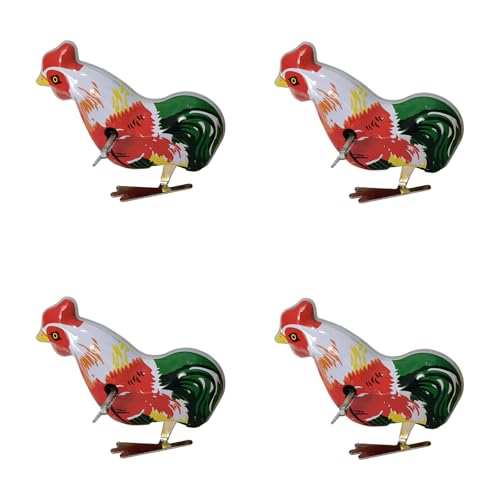 Creative Rooster Pecking Windup Toy Streich Für Coffeeshop Display Dekore Nach 80ern Streich Nostalgisches Vintage Spielzeug von SueaLe