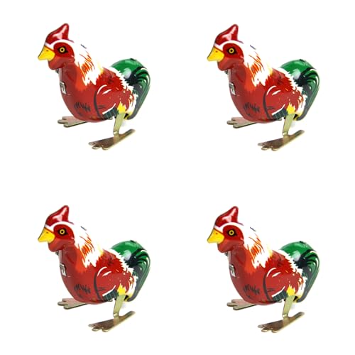 Creative Rooster Pecking Windup Toy Streich Für Coffeeshop Display Dekore Nach 80ern Streich Nostalgisches Vintage Spielzeug von SueaLe
