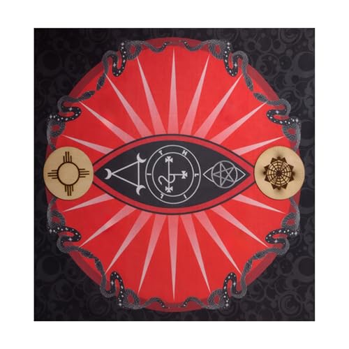 Divinations Tischdecke Symbol Schlange Astrologie Tarotkarte Tischdecke Altars Stoff Göttlichkeit Brettspiel Accessoire von SueaLe