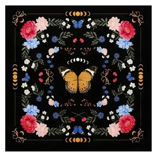 Elegante Tarottischabdeckung Dekorative Tarots Fabric Astrologys Table Für Tabletop Spiel In Weichen Samt von SueaLe