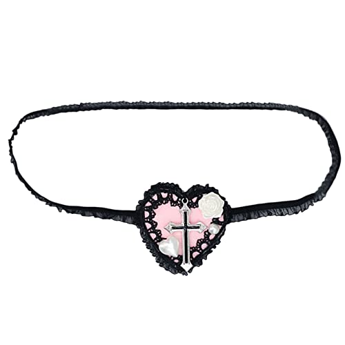 Heart Eyepatch Gothics Eyemask Gothics Lolit Augenmaske Single Eyemask Lolit Cosplays Single Maske von SueaLe