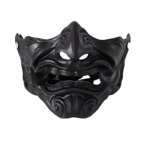 Japanische Stile Oni Mit Realistischen Dämonen Zähnen Tragbares Partyzubehör Für Cosplays Halloweens Event Und Animes Conventions Installieren Schnell Cosplays Face Maske Japanische Stile Oni Mit Realistischen Dämonen Zähnen Tragbares Partyzubehör Für Cosplays Halloweens Event Und Animes Conventions Installieren Schnell Cosplays Face Maske von SueaLe