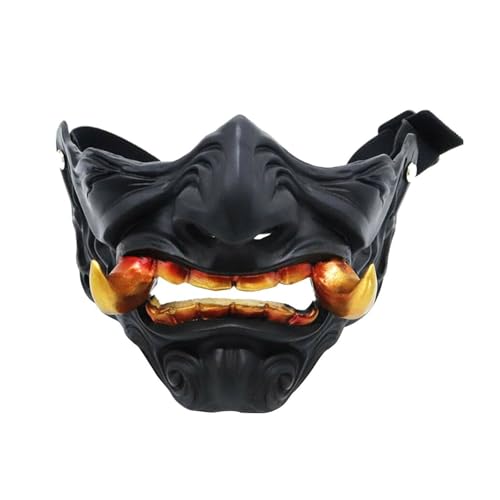 Japanische Stile Oni Mit Realistischen Dämonen Zähnen Tragbares Partyzubehör Für Cosplays Halloweens Event Und Animes Conventions Installieren Schnell Cosplays Face Maske Japanische Stile Oni Mit Realistischen Dämonen Zähnen Tragbares Partyzubehör Für Cosplays Halloweens Event Und Animes Conventions Installieren Schnell Cosplays Face Maske von SueaLe