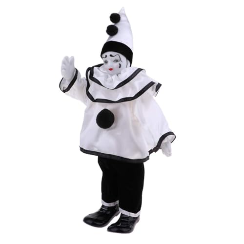 Klassische Weiße Keramik Clown Mit Zarter Lackierung Display Dekoration Ideal Für Schreibtisch Tabletop Orumament Sammlerspielzeug von SueaLe