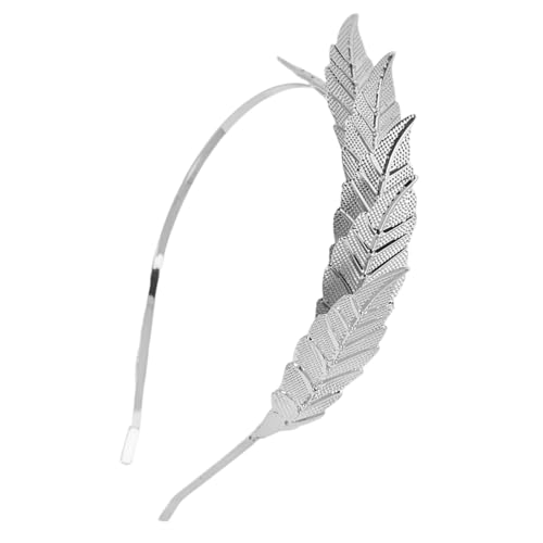 Metallic Witch Kostüm Haare Golden Blatt Haar Schmuck Haarstyling Für Live Show Stirnband Für Karnevale von SueaLe