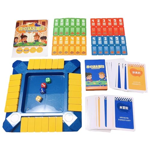 Pädagogische Brettspiel Wahrheiten Oder Dare Challenge Board Toy Toy Für Kinder Inneninteraktives Lustiges Spiel Für Partyversammlungen Pädagogische Brettspiel Wahrheiten Oder Dare Challenge Board Toy Toy Für Kinder Inneninteraktives Lustiges Spiel Für Partyversammlungen von SueaLe