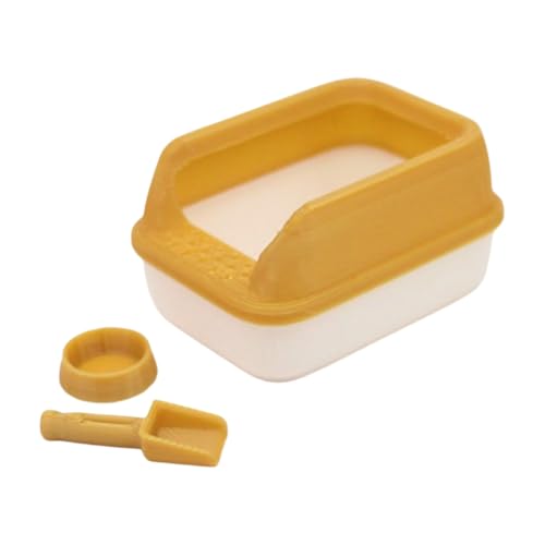 Pädagogische Puppenhäuser Pet Playset Bowl Poop Schaufel Dollhouses 1:12 Skala Realistic Supplies Modell Playset von SueaLe