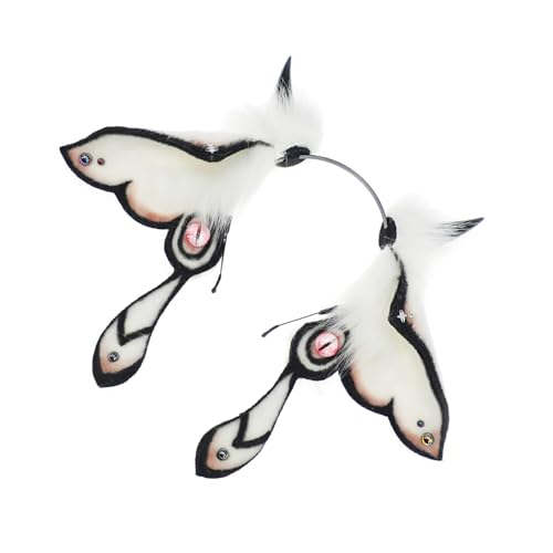 Plüsch Tierische Haarrefienrolle Spielen Stirnbänder Halloween Stylish Hair Hoop Für Cosplay Und Kostümfeiern von SueaLe