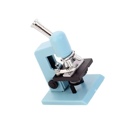 SueaLe Puppenstuben Mikroskop Miniatur Mikroskop Modell Für Neugierige Kleine Wissenschaftler Geschenk Weiß/blau Foto Requisiten SueaLe Puppenstuben Mikroskop Miniatur Mikroskop Modell Für Neugierige Kleine Wissenschaftler Geschenk Weiß/blau Foto Requisiten von SueaLe