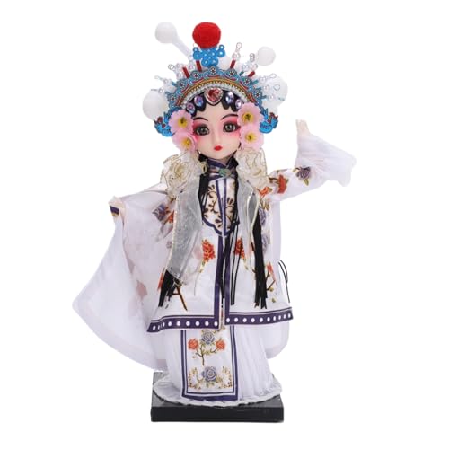 SueaLe Elegante Peking Opern Figur Mit Basis Traditioneller Chinesischer Charaktere Puppenpuppen Für Festivals Und Besondere Veranstaltung SueaLe Elegante Peking Opern Figur Mit Basis Traditioneller Chinesischer Charaktere Puppenpuppen Für Festivals Und Besondere Veranstaltung von SueaLe