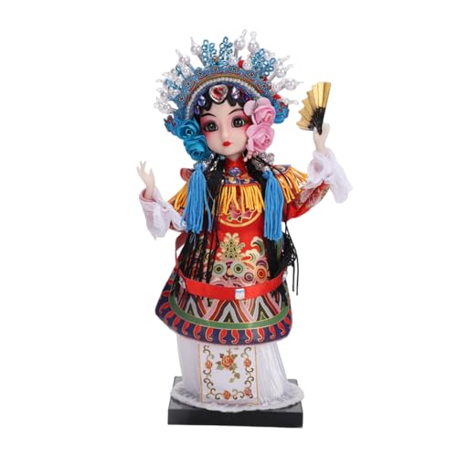 SueaLe Elegante Peking Opern Figur Mit Basis Traditioneller Chinesischer Charaktere Puppenpuppen Für Festivals Und Besondere Veranstaltung SueaLe Elegante Peking Opern Figur Mit Basis Traditioneller Chinesischer Charaktere Puppenpuppen Für Festivals Und Besondere Veranstaltung von SueaLe