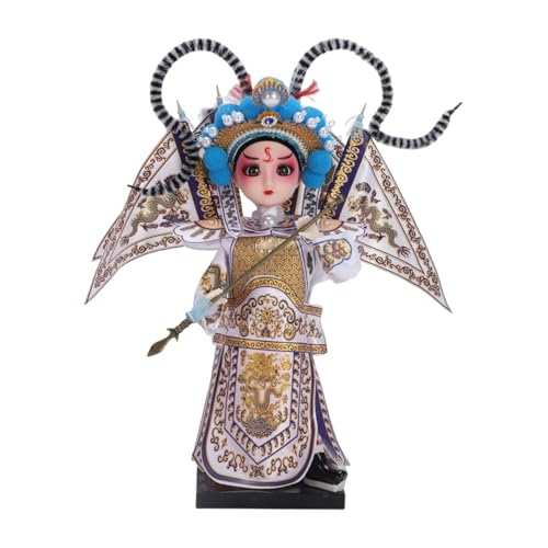 SueaLe Elegante Peking Opern Figur Mit Basis Traditioneller Chinesischer Charaktere Puppenpuppen Für Festivals Und Besondere Veranstaltung SueaLe Elegante Peking Opern Figur Mit Basis Traditioneller Chinesischer Charaktere Puppenpuppen Für Festivals Und Besondere Veranstaltung von SueaLe
