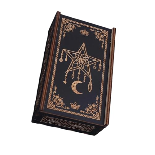 SueaLe Push Pull Tarot Card Box Astrologie Schmuckstücke Box Holz Tarot Karten Aufbewahrungsfall Für Vermögen Erzählen Hexendekoration SueaLe Push Pull Tarot Card Box Astrologie Schmuckstücke Box Holz Tarot Karten Aufbewahrungsfall Für Vermögen Erzählen Hexendekoration von SueaLe