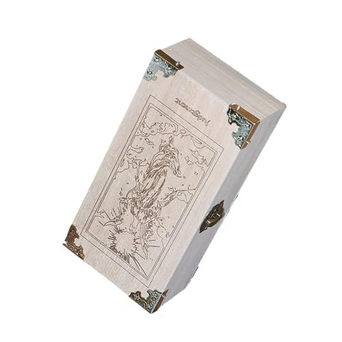 SueaLe Rechteckige Aufbewahrungsbox Kleine Aufbewahrungsbox Organizer Schmuck Schlüssel Münzbehälter Box Spielkartenbox Tarot Aufbewahrungsbox Brettspiel Tragetasche von SueaLe