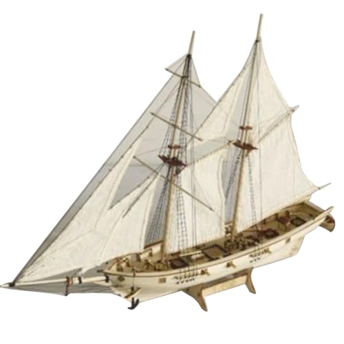 SueaLe Schiffshandwerkskits Dreidimensionales Holz Puzzle Baustein Für Kinder 14+ Geschnittene Selbstmontage Modellboot von SueaLe