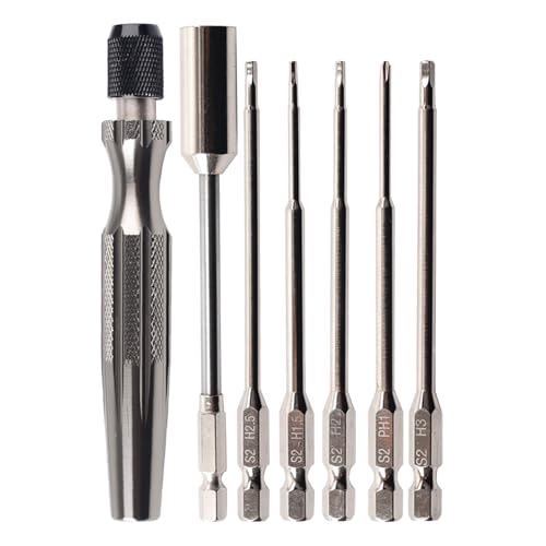 Tragbarer Schraubendreher Set Mit Tipps Für Fernbedienungsauto Reparaturhandwerkzeug Edelstahl Schraubendreher Kits von SueaLe