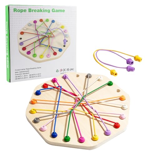 Sechseckiges Knobelspiel - Logiktrainer für Kinder Erwachsene, Entspannendes Geschicklichkeitsspiel mit Herausforderungen, Tragbares Reisespiel, Familienfreundli von Suevut