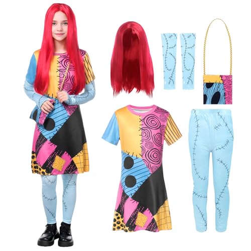 Suffolly Fancy Dress Up Halloween Weihnachten Kostüm Party Outfit (Stil A, 140) von Suffolly