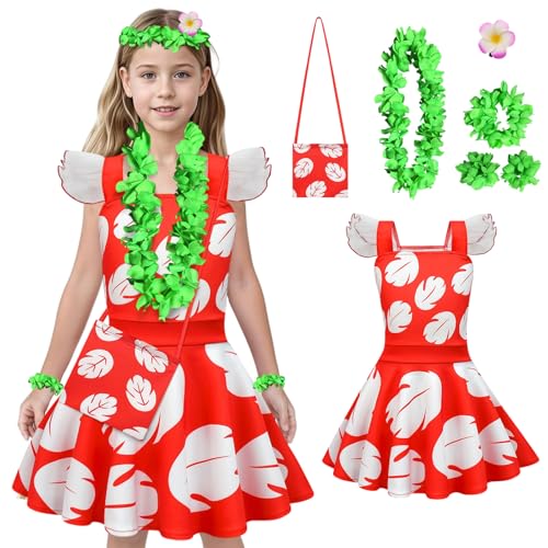 Suffolly Hawaiianische Prinzessin Blatt Kleid Cosplay Kostüm (110) von Suffolly