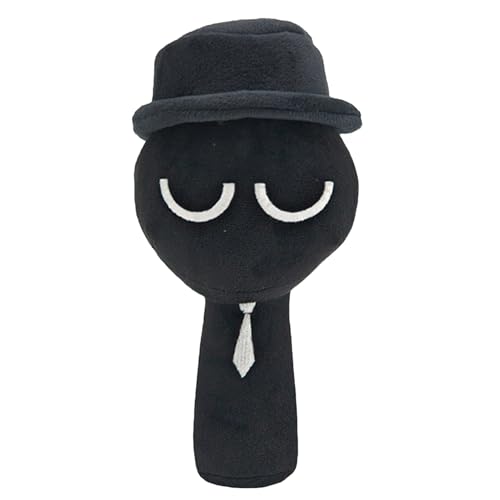 Suffolly Sprunki Plüschtier, 25 cm Sprunki Plüschtier, Sprunki Wenda, super weiches Sammelspielzeug, Geschenke für Jungen und Mädchen (E) von Suffolly