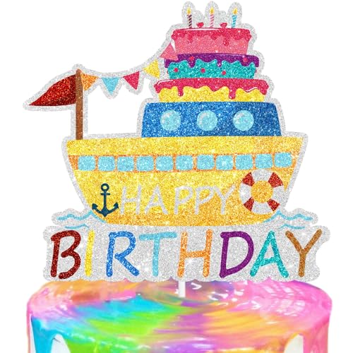 Niedlicher Tortenaufsatz mit nautischem Schiffsmotiv für Kinder – dies ist eine tolle Dekoration für Jungen und Mädchen mit Schiffsmotto-Party, Babyparty oder Geburtstagsparty. SugarGera Niedlicher Tortenaufsatz mit nautischem Schiffsmotiv für Kinder – dies ist eine tolle Dekoration für Jungen und Mädchen mit Schiffsmotto-Party, Babyparty oder Geburtstagsparty. SugarGera von SugarGera