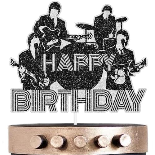 Tortenaufsatz mit Rockband-Motiv "Happy Birthday" – Hier sind die besten Rockband-Geburtstagspartys, Musikpartys oder Musik-Themenparty-Dekorationen für Jungen und Mädchen. SugarGera Tortenaufsatz mit Rockband-Motiv "Happy Birthday" – Hier sind die besten Rockband-Geburtstagspartys, Musikpartys oder Musik-Themenparty-Dekorationen für Jungen und Mädchen. SugarGera von SugarGera