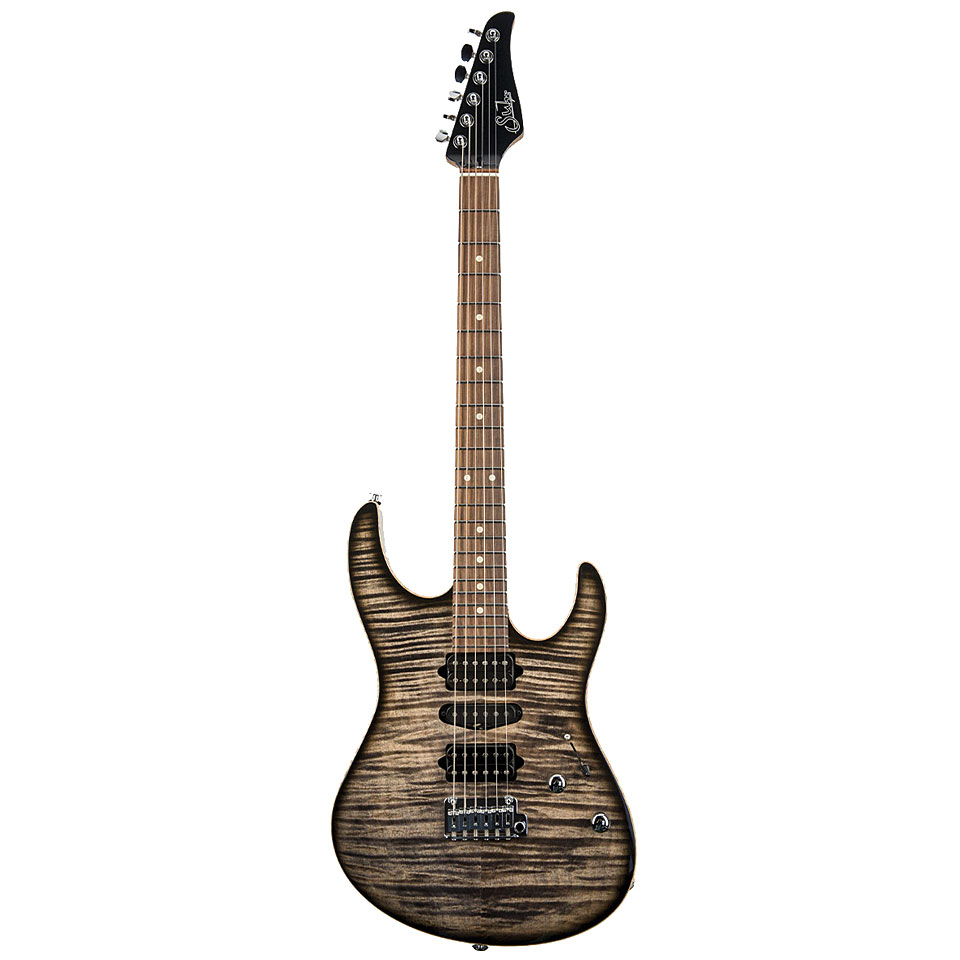 Suhr Modern Plus HSH, Trans Charcoal Burst E-Gitarre von Suhr