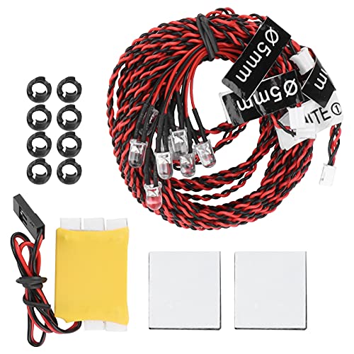 Suick Flash RC LED-Licht-Set, Nachtflug-RC-Auto-Zubehör, LED-Licht-Set für C-Flugzeuge, Flugzeuge für Kinder von Suick