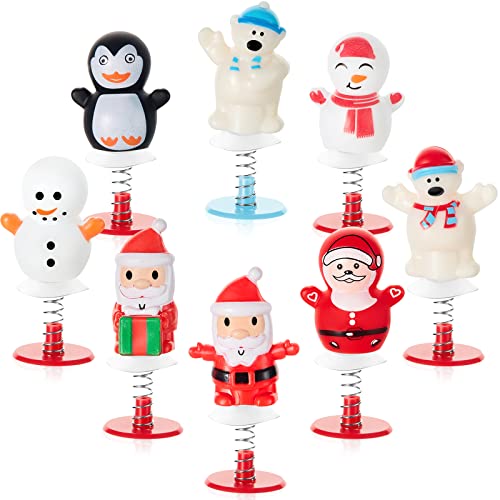 Suilung 8 Stück Weihnachten Aufspringen Spielzeug Weihnachten Gastgeschenke Neuheit Spielzeug Knallen Spielzeug Weihnachtsmann Schneemann Springend Popper Spielzeug Federswerfer für Partytütenfüller Suilung 8 Stück Weihnachten Aufspringen Spielzeug Weihnachten Gastgeschenke Neuheit Spielzeug Knallen Spielzeug Weihnachtsmann Schneemann Springend Popper Spielzeug Federswerfer für Partytütenfüller von Suilung