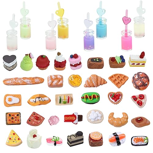 42 Stück Mini Verse Miniverse Mini Verse Make It Mini Food Puppenhaus Zubehör Miniatur Lebensmittel Mini Lebensmittel Getränk 1:12 Miniverse Make It Mini Food für Erwachsene Teenager Puppenhaus von Suitedget