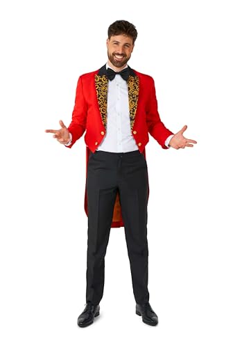 Suitmeister Zirkus Kostüme | Dompteur Circus Beestenboel | Mann | Größe 56-58 | Karnevalskostüm | Verkleidung von Suitmeister