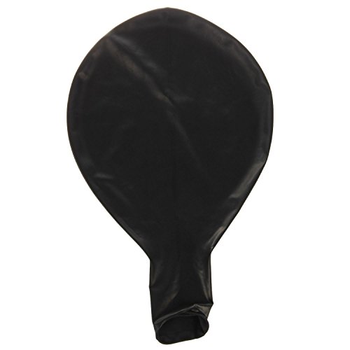 Sujhyrty 36-Latexballons (Premium-Helium-QualitäT), 12Er-Pack, Regular Shape - Schwarz von Sujhyrty