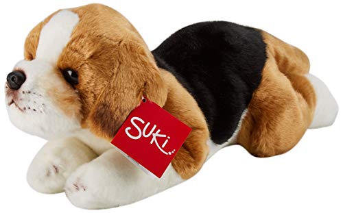 Yomiko 12058 Beagle Suki Tiere Stofftier, braun, Medium Resting von Suki Gifts