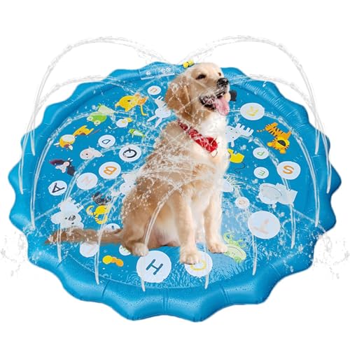 Baby Pool Sprinkler, Sprinklermatte - Watbadpools | Verdickter und großes Pad für Rasen im Hinterhof, Sommerspielzeug, Outdoor -Spiel für Kinder und Haustiere Baby Pool Sprinkler, Sprinklermatte - Watbadpools | Verdickter und großes Pad für Rasen im Hinterhof, Sommerspielzeug, Outdoor -Spiel für Kinder und Haustiere von Sulxyi