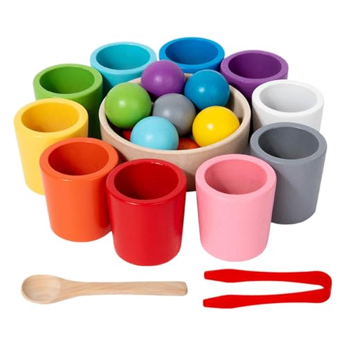 Balls in Cups Toys, Matching Wooden Games, Learning Color Sorting, Counting Balls Toy, Color Sorting Toys, Rainbow Balls Cups, Educational and Fun Colorful Rainbow Balls for Kids, Boys, Girls Balls in Cups Toys, Matching Wooden Games, Learning Color Sorting, Counting Balls Toy, Color Sorting Toys, Rainbow Balls Cups, Educational and Fun Colorful Rainbow Balls for Kids, Boys, Girls von Sulxyi
