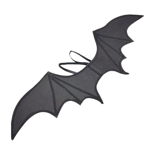 Fledermausflügel, faltbares und tragbares Design, 80x26 cm, Kinder Halloween Angel Wings, Vampire Cosplay -Kostüm, ergänzt eine breite Reichweite für das Masquerade Festival Stage Show Theatre von Sulxyi
