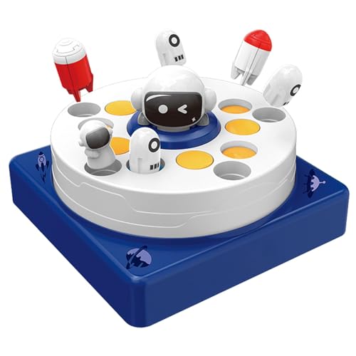 Kids Rocket Toys, farbenfrohe interaktive Spiele, Rocket-Startspielzeug, 19,5x19.5x9cm Creative Jump Game Buntes und auffälliges Design Interactive Game für Kinder Mädchen von Sulxyi