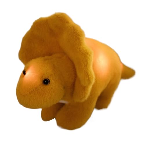 Plush Toy Dinosaur, Dinosaur Stuffed Animal, Light Up Dinosaur, Dinosaur Plush Pillow, Dinosaur Night Light, Soft & Cuddly Light Up Dinosaur Battery-Operated LED Lights for Kids Aged 18 Months+ Plush Toy Dinosaur, Dinosaur Stuffed Animal, Light Up Dinosaur, Dinosaur Plush Pillow, Dinosaur Night Light, Soft & Cuddly Light Up Dinosaur Battery-Operated LED Lights for Kids Aged 18 Months+ von Sulxyi