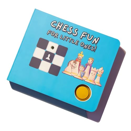 Schach für Anfänger, interaktives Schachbuch, Kinderanfänger-Board-Strategie-Spielbuch, schrittweise Lernen, beinhaltet Handbuch, ideal für Kinder Mädchen Schach für Anfänger, interaktives Schachbuch, Kinderanfänger-Board-Strategie-Spielbuch, schrittweise Lernen, beinhaltet Handbuch, ideal für Kinder Mädchen von Sulxyi