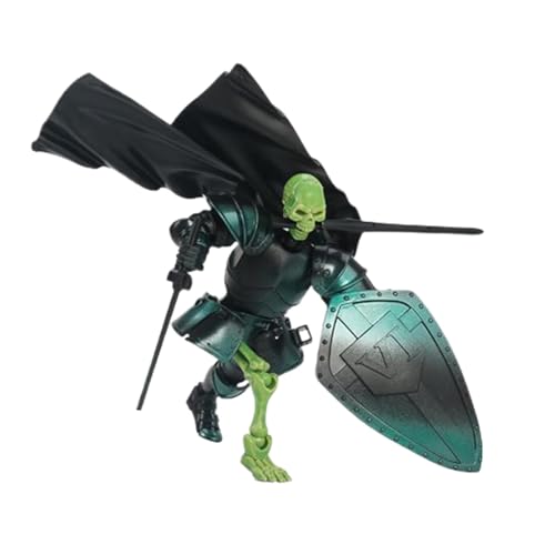 Sulxyi Actionfigur, 3D -gedruckte Aktionsfigur, Schädelmodellspielzeug, 14 cm 3D -gedrucktes Design beweglicher und artikulierter Schädelvariante ideal für Spielliebhaber Desktop -Dekorationen von Sulxyi
