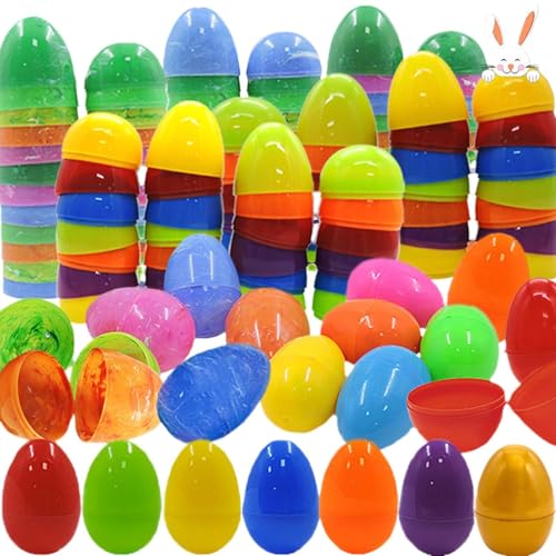 Sulxyi Fillable Easter Eggs, Assorted Color Eggs, Easter Eggs, Colorful Egg Shakers, Easter Egg Containers, 36x Colorful Egg Shakers Toy Vibrant Assorted Colors for Goodies Favors for Girls and Boys Sulxyi Fillable Easter Eggs, Assorted Color Eggs, Easter Eggs, Colorful Egg Shakers, Easter Egg Containers, 36x Colorful Egg Shakers Toy Vibrant Assorted Colors for Goodies Favors for Girls and Boys von Sulxyi