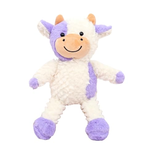 Sulxyi Kuhgefüllte Tier, Plüschkuhspielzeug, süße Tierpuppe, 30 cm entzückend Design Realistisches Erscheinungsbild Mehrzwecknutzung kuschelige Größe für Mädchen Kinder Home Dekoration von Sulxyi