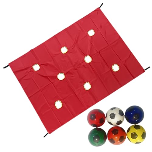 Sulxyi Team Building Game Set, Hole Tarp Team Building Game, Schul-Out-toor-Spiele, 2 m x 1,45 m, umfasst 6 weiche PU-Bälle, kompakt und faltbar für Gruppenaktivitäten Sulxyi Team Building Game Set, Hole Tarp Team Building Game, Schul-Out-toor-Spiele, 2 m x 1,45 m, umfasst 6 weiche PU-Bälle, kompakt und faltbar für Gruppenaktivitäten von Sulxyi