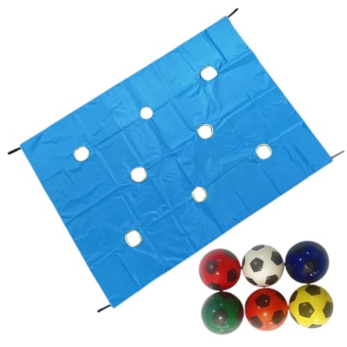 Sulxyi Team Building Game Set, Hole Tarp Team Building Game, Schul-Out-toor-Spiele, 2 m x 1,45 m, umfasst 6 weiche PU-Bälle, kompakt und faltbar für Gruppenaktivitäten Sulxyi Team Building Game Set, Hole Tarp Team Building Game, Schul-Out-toor-Spiele, 2 m x 1,45 m, umfasst 6 weiche PU-Bälle, kompakt und faltbar für Gruppenaktivitäten von Sulxyi