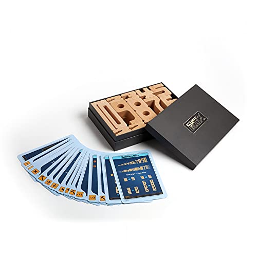 SumBlox Einsteiger Set - 38 Groß Holz Bausteine aus massiver Buche - Premium Zahlenbausteine Montessori Spielzeug - Mit 36 Aktivitätskarten in Deutsch zur Förderung des spielerischen Lernens SumBlox Einsteiger Set - 38 Groß Holz Bausteine aus massiver Buche - Premium Zahlenbausteine Montessori Spielzeug - Mit 36 Aktivitätskarten in Deutsch zur Förderung des spielerischen Lernens von SumBlox