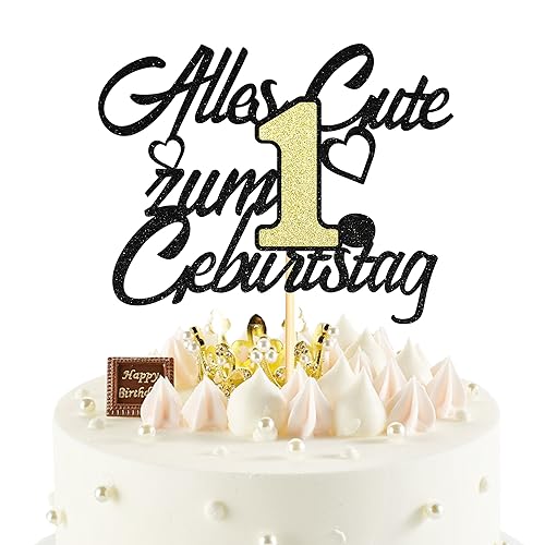 Sumerk 1 Stück 1.Geburtstag Tortendeko Happy 1st Birthday Cake Topper 1.Alles Gute Geburtstag Cake Topper 1 Jahre Torte Kuchen Deko für 1 Geburstagstorte Deko Jungen Mädchen Sumerk 1 Stück 1.Geburtstag Tortendeko Happy 1st Birthday Cake Topper 1.Alles Gute Geburtstag Cake Topper 1 Jahre Torte Kuchen Deko für 1 Geburstagstorte Deko Jungen Mädchen von Sumerk