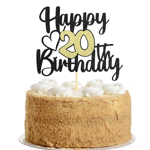 Sumerk 1 Stück 20. Geburtstag Junge Happy 20th Birthday Cake Topper Tortendeko 20. Geburtstag Frau Mann Cake Topper 20 Geburtstag 20th Birthday Cake Decoration Sumerk 1 Stück 20. Geburtstag Junge Happy 20th Birthday Cake Topper Tortendeko 20. Geburtstag Frau Mann Cake Topper 20 Geburtstag 20th Birthday Cake Decoration von Sumerk