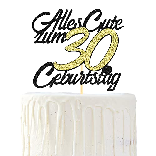 Sumerk 1 Stück 30.Geburtstag Tortendeko Happy 30th Birthday Cake Topper 30.Alles Gute Geburtstag Cake Topper 30 Jahre Torte Kuchen Deko für 30 Geburstagstorte Deko Jungen Mädchen Mann Frau Sumerk 1 Stück 30.Geburtstag Tortendeko Happy 30th Birthday Cake Topper 30.Alles Gute Geburtstag Cake Topper 30 Jahre Torte Kuchen Deko für 30 Geburstagstorte Deko Jungen Mädchen Mann Frau von Sumerk