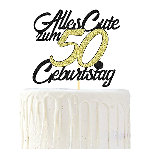 Sumerk 1 Stück 50.Geburtstag Tortendeko Happy 50th Birthday Cake Topper 50.Alles Gute Geburtstag Cake Topper 50 Jahre Torte Kuchen Deko für 50 Geburstagstorte Deko Jungen Mädchen Mann Frau Sumerk 1 Stück 50.Geburtstag Tortendeko Happy 50th Birthday Cake Topper 50.Alles Gute Geburtstag Cake Topper 50 Jahre Torte Kuchen Deko für 50 Geburstagstorte Deko Jungen Mädchen Mann Frau von Sumerk
